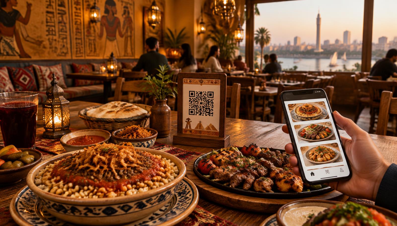 إنشاء منيو إلكتروني في مصر بـ990 جنيه: المميزات وخطوات البدء