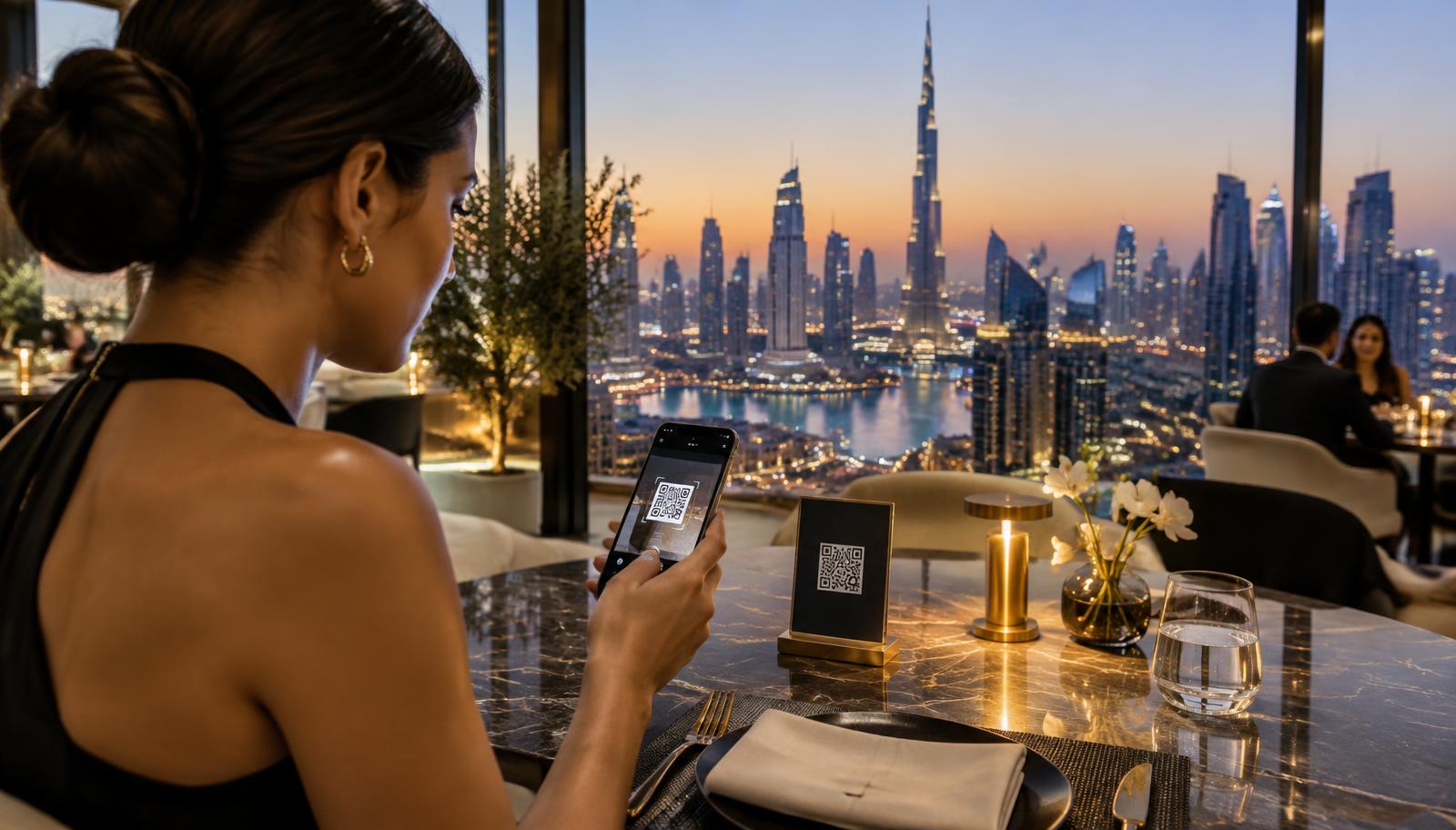منيو إلكتروني للمطاعم في الإمارات بـ 99 درهم شهرياً