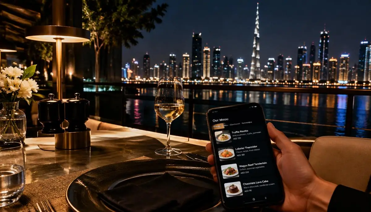 منيو إلكتروني للمطاعم في الإمارات: دليل دبي وأبوظبي والشارقة 2026